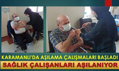 KARAMANLI’DA AŞILAMA ÇALIŞMALARI BAŞLADI