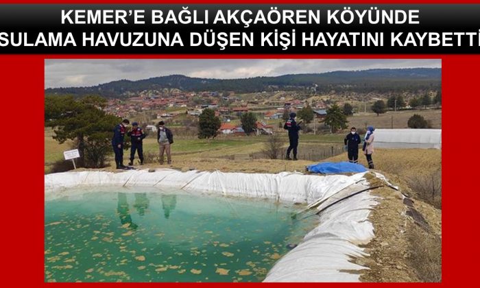 KEMER’DE SULAMA HAVUZUNA DÜŞEN KİŞİ YAŞAMINI YİTİRDİ