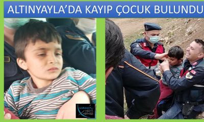 ALTINYAYLA’DA KAYIP ÇOCUK BULUNDU