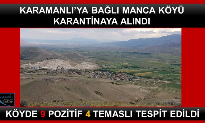 MANCA KÖYÜ KARANTİNAYA ALINDI