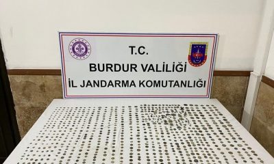 BURDUR’DA 793 TARİHİ ESER ELE GEÇİRİLDİ