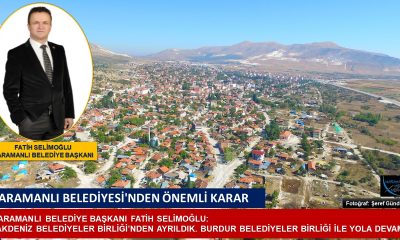 KARAMANLI BELEDİYESİ’NDEN ÖNEMLİ KARAR