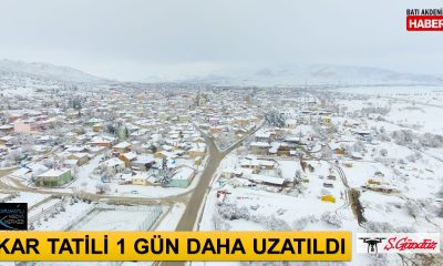 KAR TATİLİ BİR GÜN DAHA UZATILDI