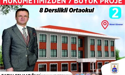 BAŞKAN SELİMOĞLU: “2. BÜYÜK PROJEMİZ 8 DERSLİKLİ ORTAOKUL”