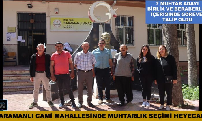 CAMİ MAHALLESİ’NDE MUHTARLIK SEÇİMİ HEYECANI