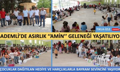 KARAMANLI’DA ASIRLIK “AMİN” GELENEĞİ YAŞATILIYOR – VİDEO HABER