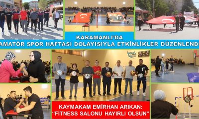 AMATÖR SPOR HAFTASI ETKİNLİKLERİNDE KAYMAKAM ARIKAN’DAN GENÇLERE FİTNESS SALONU SÖZÜ