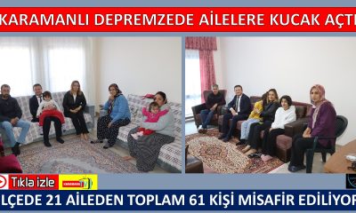 KARAMANLI DEPREMZEDE KARDEŞLERİMİZE KUCAK AÇTI – VİDEO HABER