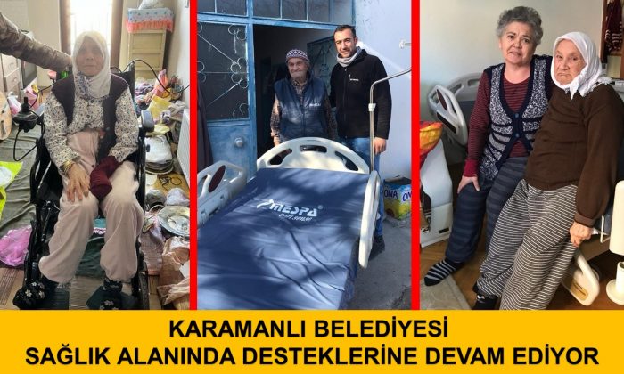 KARAMANLI BELEDİYESİ SAĞLIK ALANINDA DESTEKLERE DEVAM EDİYOR