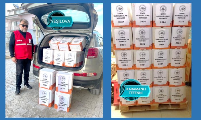 İZMİR BURDURLULAR DERNEĞİ’NDEN GIDA YARDIMI