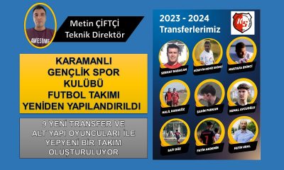 KARAMANLI GENÇLİK FUTBOL TAKIMI YENİDEN YAPILANDIRILDI