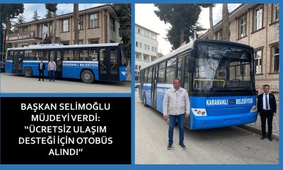 BAŞKAN SELİMOĞLU MÜJDEYİ VERDİ: “ÜCRETSİZ ULAŞIM DESTEĞİ İÇİN OTOBÜS ALINDI”