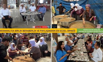 KARAMANLI’DA İMECE USULÜ AŞURE ETKİNLİĞİ DÜZENLENDİ – VİDEO HABER