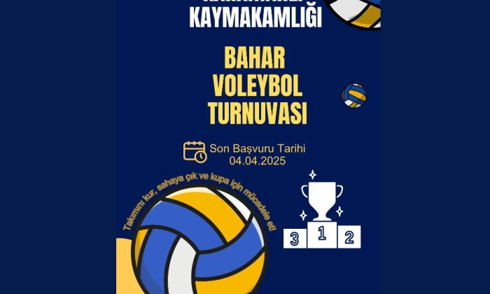 KARAMANLI’DA ”KAYMAKAMLIK BAHAR VOLEYBOL TURNUVASI” DÜZENLENECEK