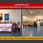 KARAMANLI’DA “6-12 EKİM AMATÖR SPOR HAFTASI” ETKİNLİKLERİ BAŞLADI