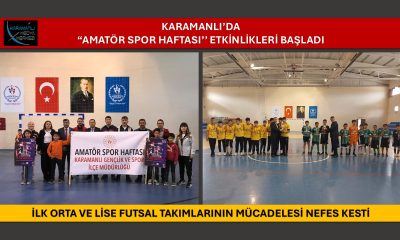 KARAMANLI’DA “6-12 EKİM AMATÖR SPOR HAFTASI” ETKİNLİKLERİ BAŞLADI