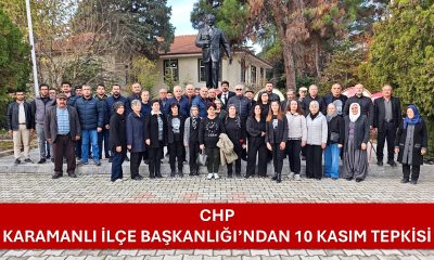 CHP KARAMANLI İLÇE BAŞKANLIĞI’NDAN 10 KASIM TEPKİSİ – VİDEO HABER