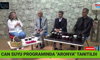 CAN SUYU PROGRAMINDA ”ARONYA” TANITILDI – VİDEO HABER