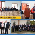 BAŞKAN SİPAHİ GÜVEN TAZELEDİ