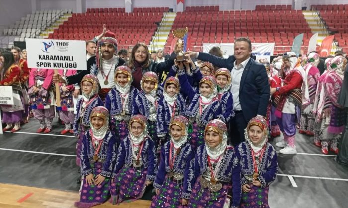 KARAMANLI SPOR KULÜBÜ HALK OYUNLARI EKİBİ İL BİRİNCİSİ OLDU