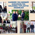 KAMERİM YEG DERNEĞİ KARAMANLI’DA KALKINMA TOPLANTISI DÜZENLEDİ – VİDEO HABER