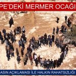 KARAMANLI’DA MERMER OCAĞINA TEPKİ İÇİN BASIN AÇIKLAMASI YAPILDI – VİDEO HABER