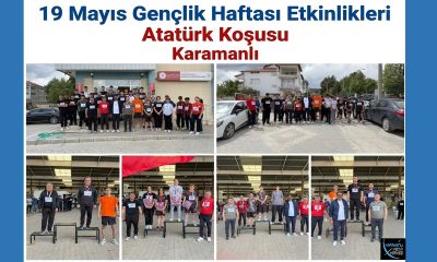 KARAMANLI’DA “19 MAYIS ATATÜRK KOŞUSU” DÜZENLENDİ