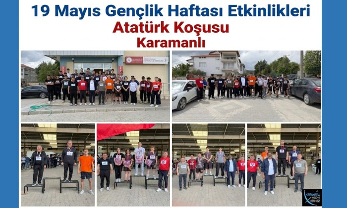 KARAMANLI’DA “19 MAYIS ATATÜRK KOŞUSU” DÜZENLENDİ