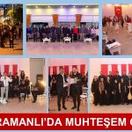 KARAMANLI’DA FENER ALAYI, HALK OYUNLARI GÖSTERİSİ VE TÜRK HALK MÜZİĞİ KONSERİ DÜZENLENDİ
