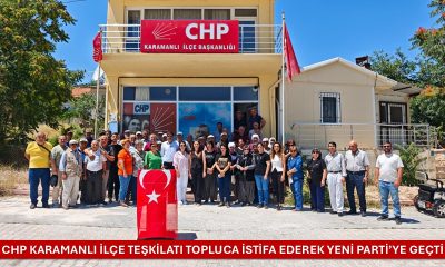CHP KARAMANLI İLÇE TEŞKİLATINDA TOPLU İSTİFA – VİDEO HABER