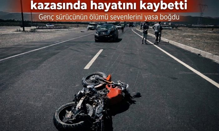 TEFENNİ’DE MOTOSİKLET KAZASI: 1 ÖLÜ